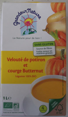 Velouté de potiron et courge Butternut - Product - fr