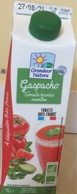 Gazpacho tomate basilic menthe - Product - fr