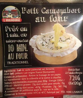 Petits camemberts au four - Product - fr
