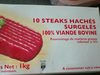 Steaks haches surgeles - Product