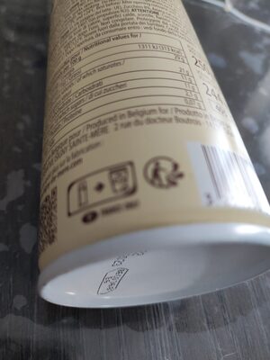 Creme fouettée à la vanille de Madagascar - Instruction de recyclage et/ou informations d'emballage