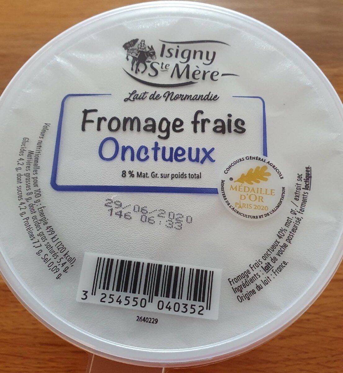 Fromage frais onctueux - Product - fr