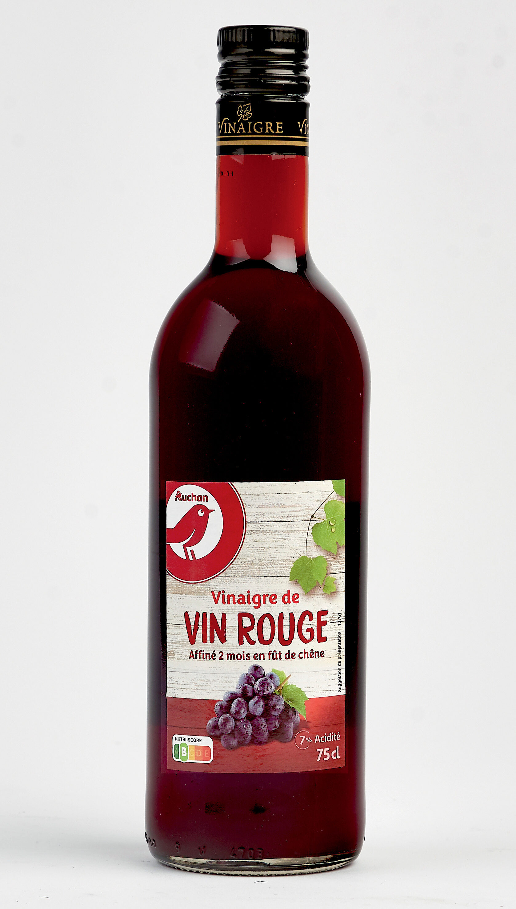 Vinaigre de vin rouge affiné 2 mois en fût de chêne 7% d'acidité - Product