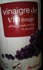 Vinaigre de vin rouge - Product