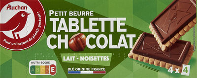 Petit beurre tablette chocolat lait-noisettes - Product