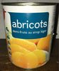 Abricots demi fruits au sirop léger - Produit