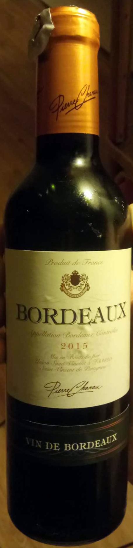 Bordeaux 2015 - Producto - fr