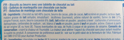 Petit Beurre Tablette Chocolat au Lait - Ingrédients