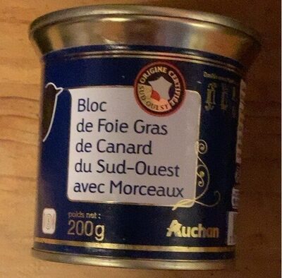 Bloc De Foie Gras De Canard Avec Morceaux - Produit