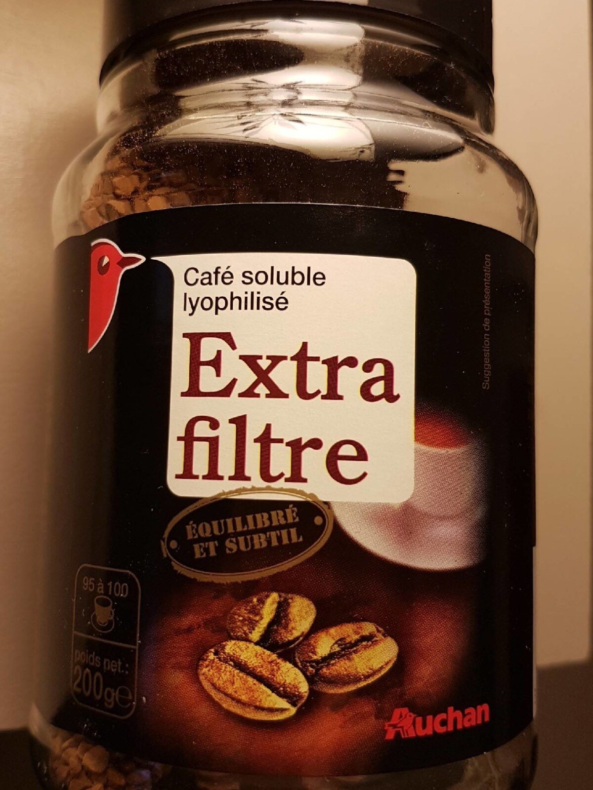Auchan Café Extra Filtre Soluble - Producto - fr
