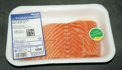 Pavés de saumon Atlantique nourris sans OGM - Produit
