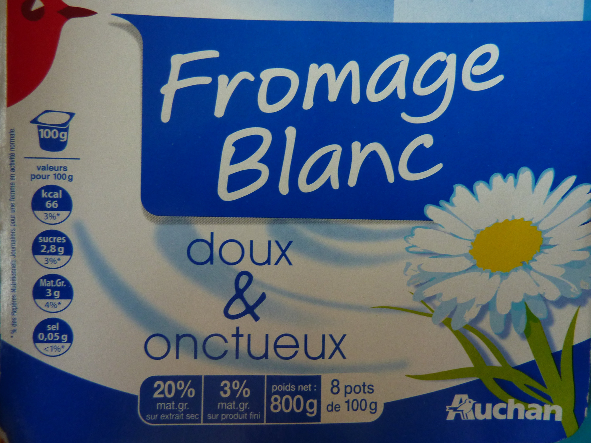 Fromage blanc (3 % MG) - Producto - fr