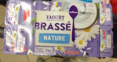 Yaourt nature brassé (8 pots) - Produit