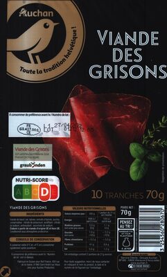 VIANDE DES GRISONS - Product - fr