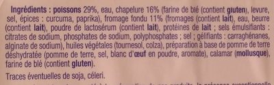 Poisson au Fromage Fondu - Ingredienser - fr