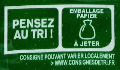 Bûche de Chèvre Sainte Maure - Instruções de reciclagem e/ou informações sobre embalagem