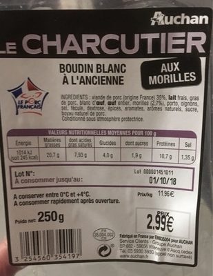 Boudin blanc a l'ancienne - Product - fr