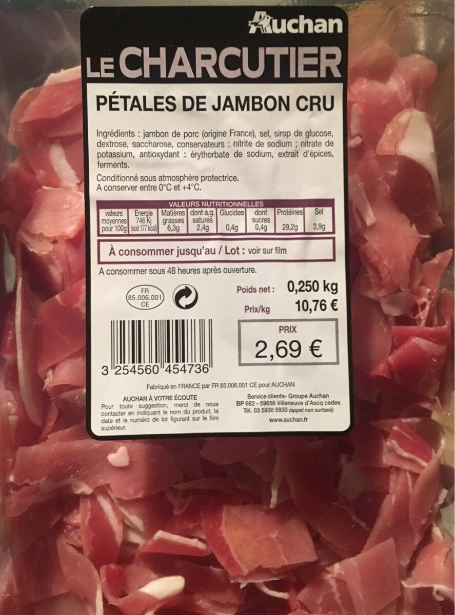 Petales de jambon cru - 产品 - fr