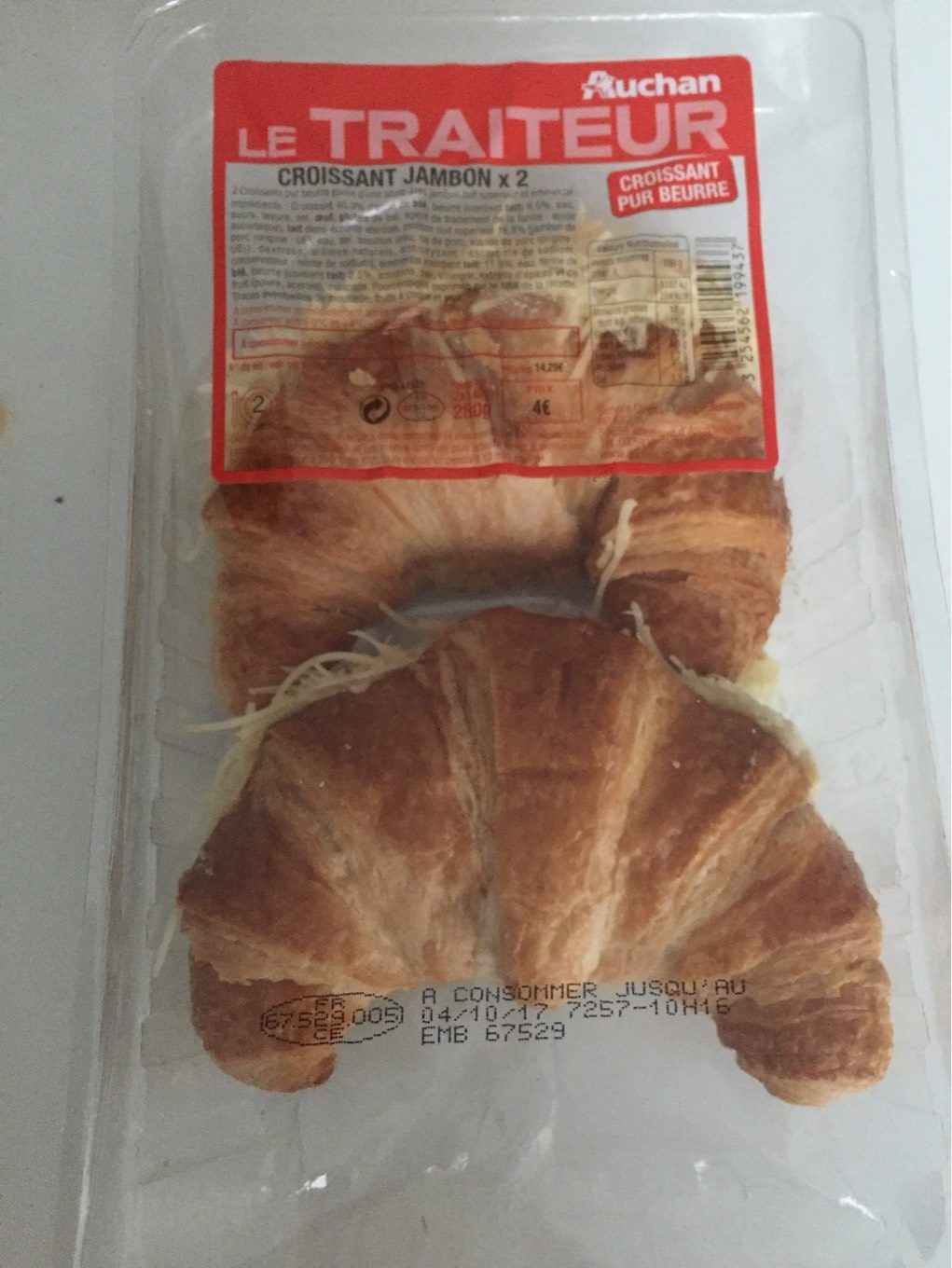 Croissant jambon - Product - fr