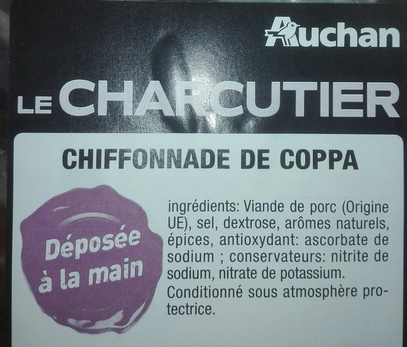 Chiffonnade de coppa - Ingredients - fr