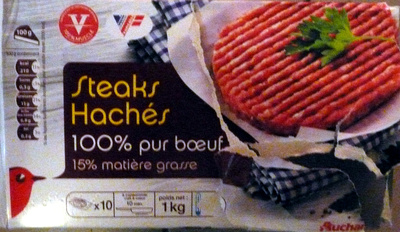 Steaks Hachés 100% pur boeuf 15% Matières Grasses - Product - fr