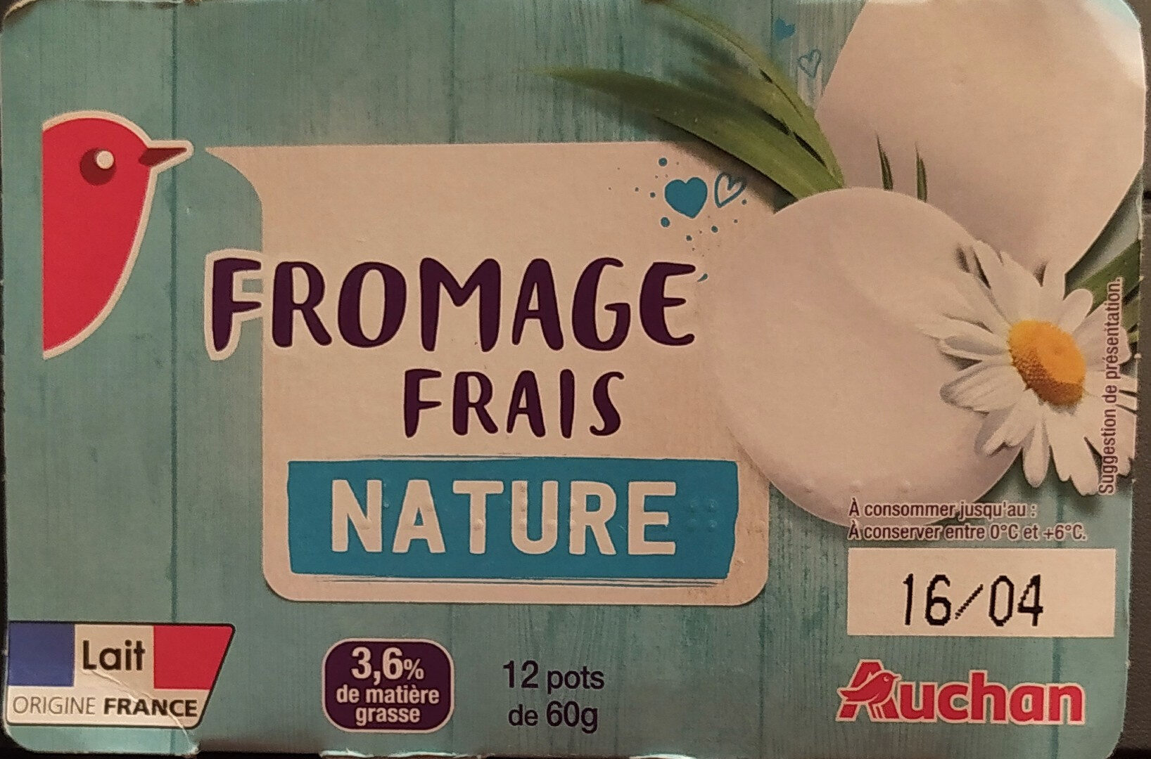 Fromage frais nature - Produkt - fr