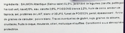 Darne de saumon label rouge farci - Ingredients - fr