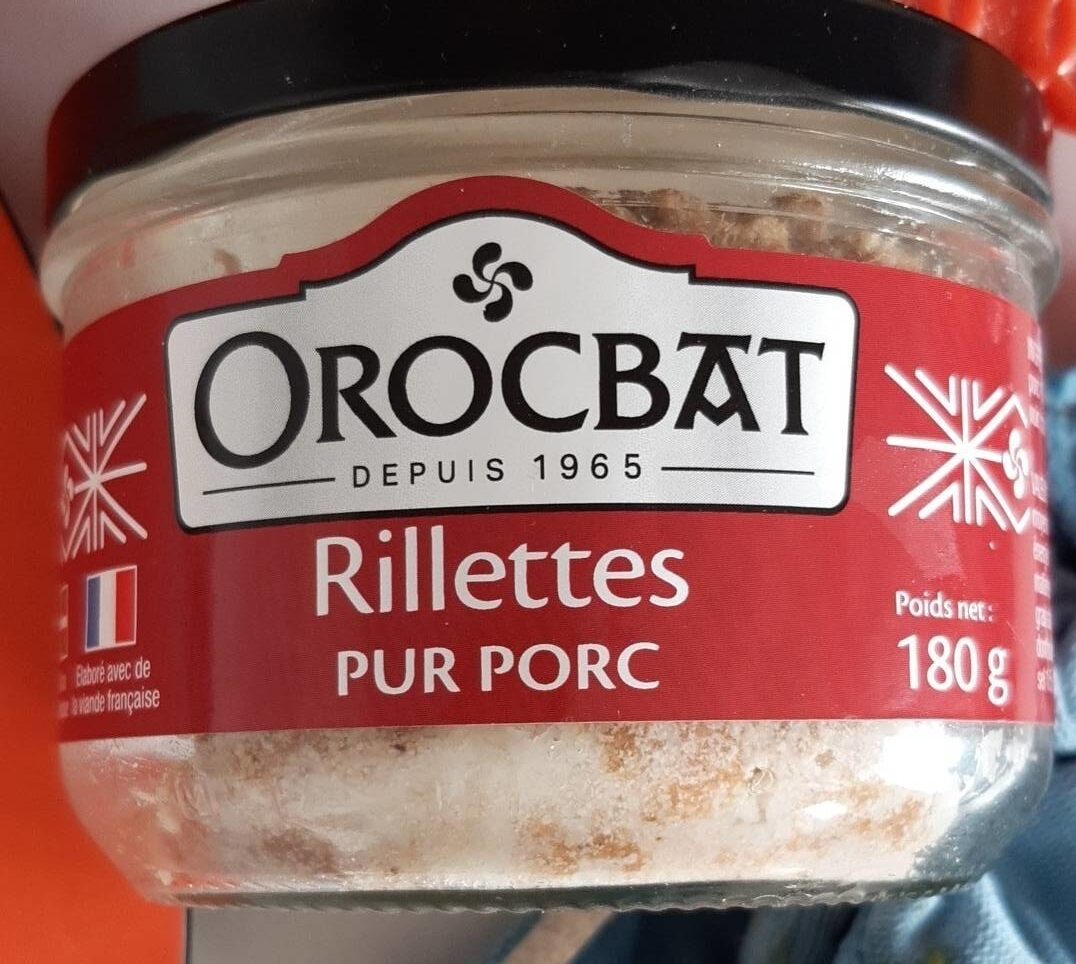 RILLETTES PUR PORC - Produit