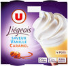 Dess.liégeois vanille s/lit caramel & crème fouetée - Product