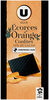 Tablette de chocolat noir dégustation 72% d'écorces d'orange - Product