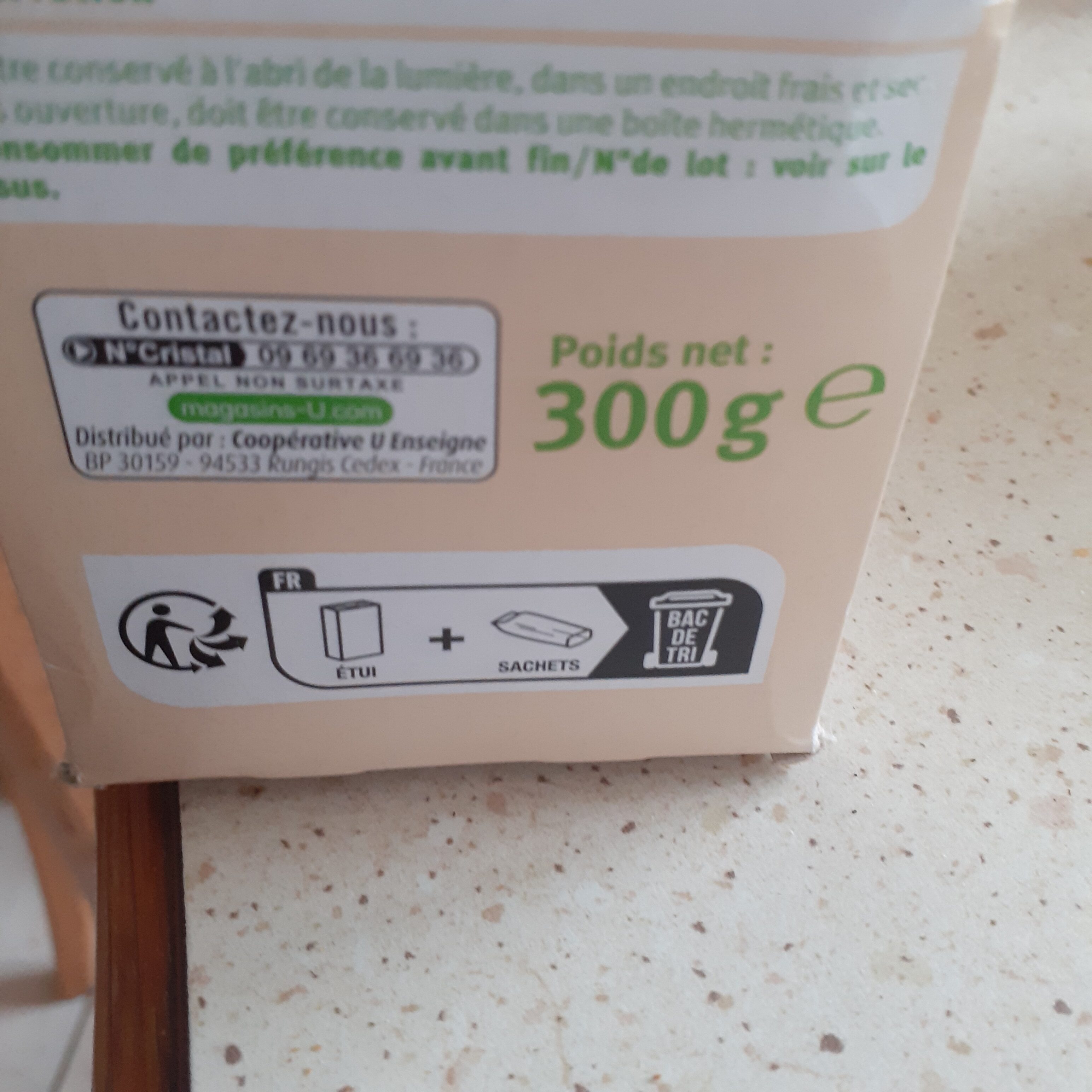 Biscottes au froment germe de blé - Recycling instructions and/or packaging information - fr