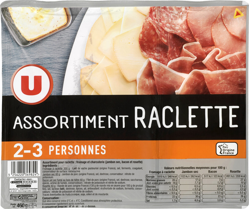 Plateau raclette - Produit
