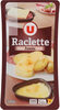 Fromage pour raclette au lait pasteurisé aromatisé fumé 28% de matièregrasse - Produit