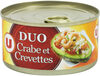 Duo crabe et crevettes - Product