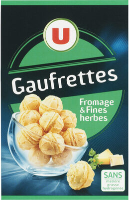 Gaufrettes goût fromage et fines herbes - Product - fr