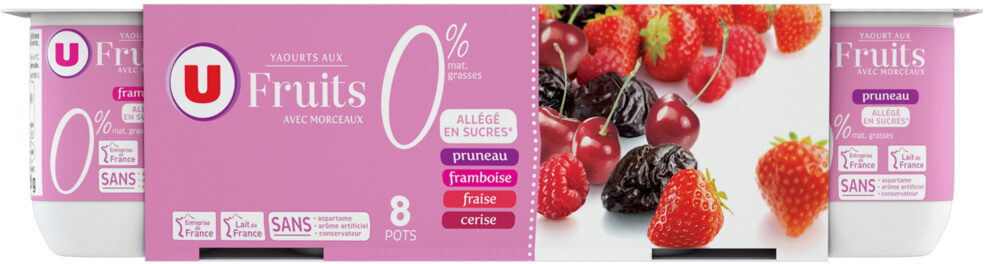 Yaourt Fruits rouges 0% - Produit