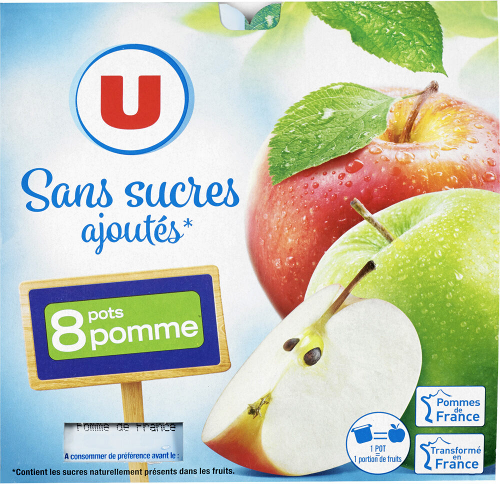 Purée de pommes sans sucres ajoutés - Produkt - fr