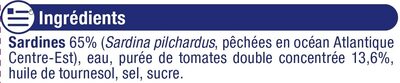 Sardines à la Sauce Tomate - Ingredientes - fr