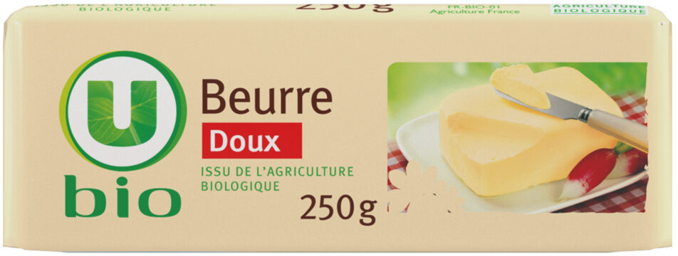 Beurre doux 82%mg - Produit