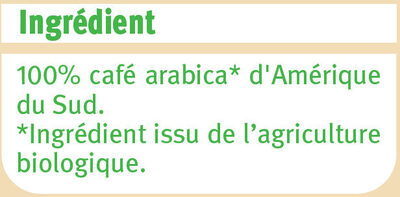Café Amérique du sud en grains - Ingredients - fr
