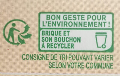 Boisson avoine Bio - Istruzioni per il riciclaggio e/o informazioni sull'imballaggio - fr