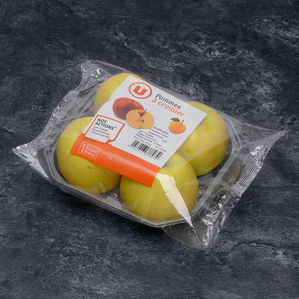 Pomme Chantecler Belchard, 4 fruits calibre 150/180g catégorie 1 - Product - fr