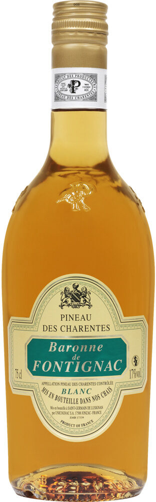 Vin blanc Pineau des Charentes Baronne de Fontignac 17° - Product - fr
