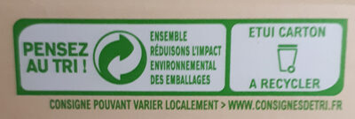 Lentilles corail - Recycling instructions and/or packaging information - fr