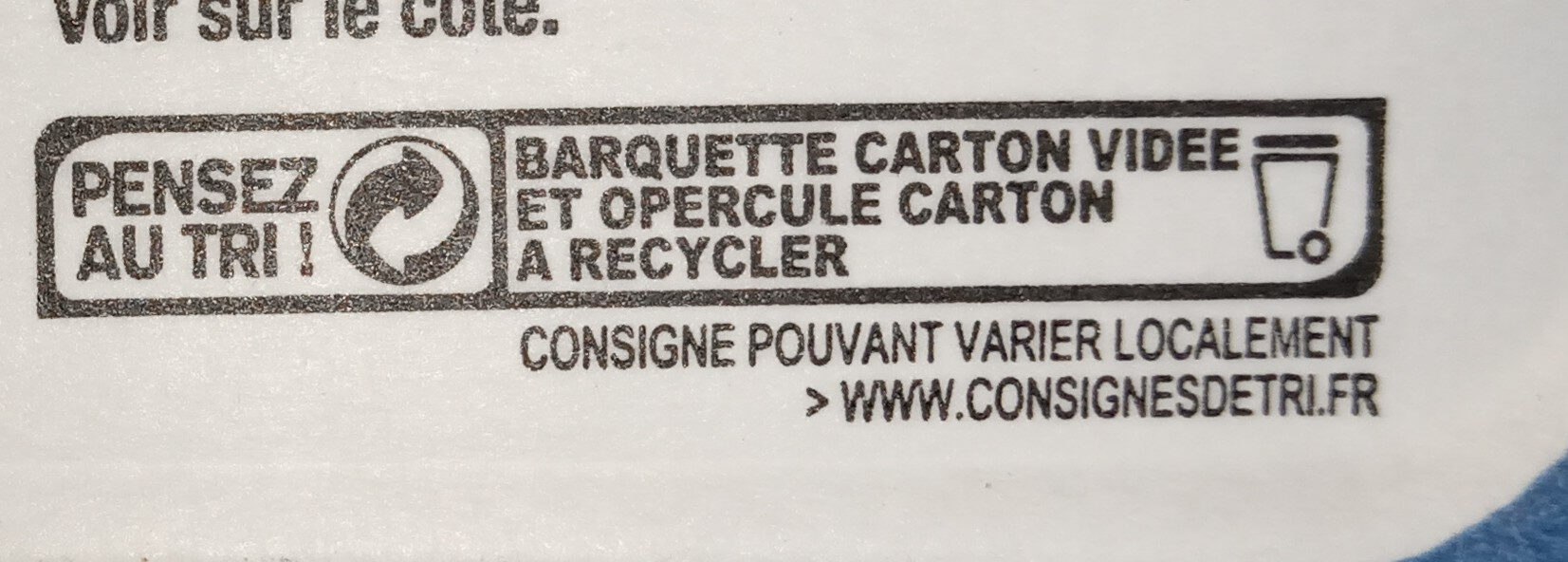 Brandade de morue parmentière - Instruction de recyclage et/ou informations d'emballage