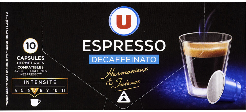 Café espresso decaffeinato - Product - fr