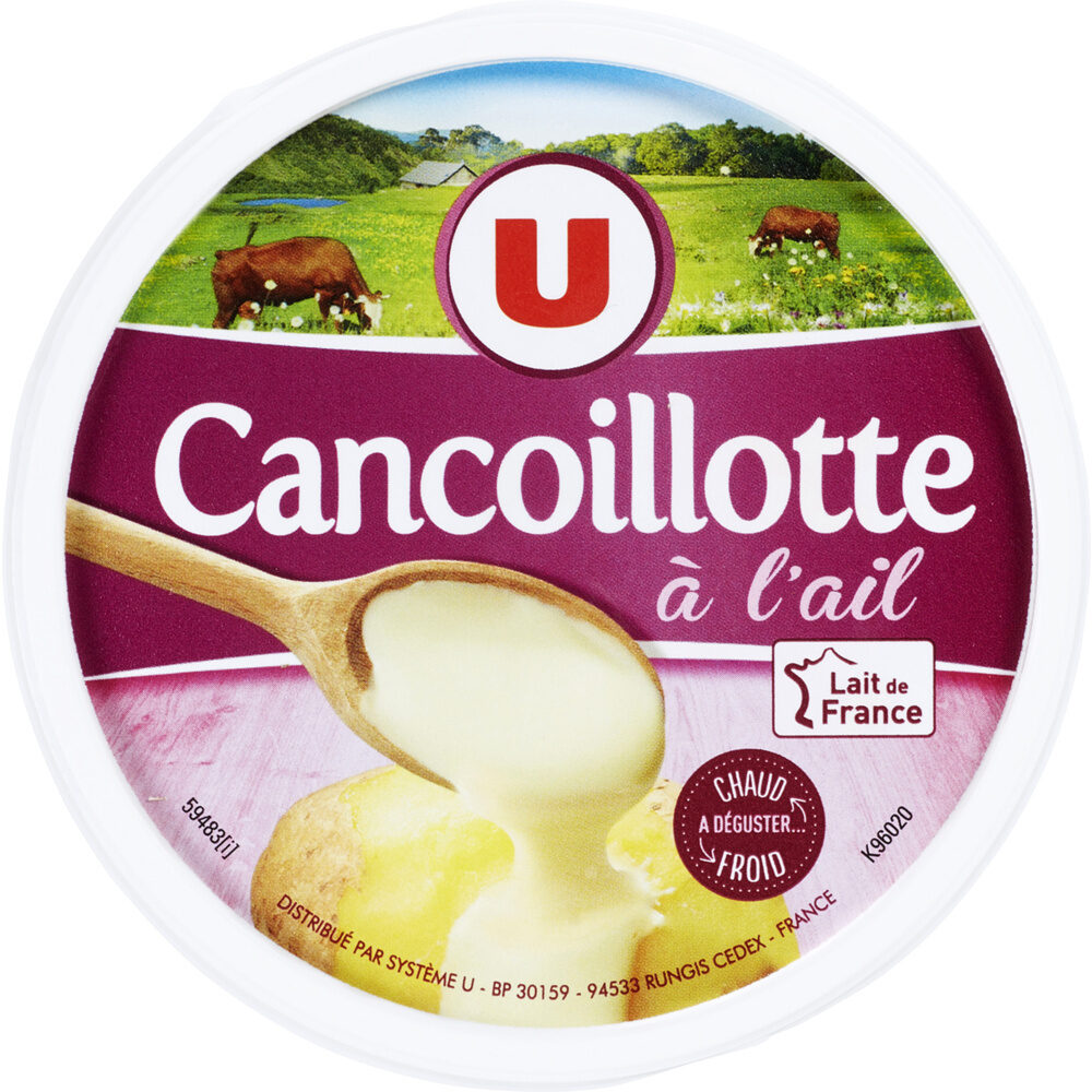 Cancoillotte à l'ail au lait pasteurisé 11% de MG - Produit