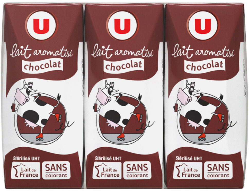 Lait UHT arôme chocolat - Product - fr