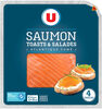 Saumon fumé Atlantique Norvège Toasts et salades - Produkt