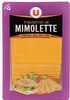 Fromage de Hollande à pâte pressée en tranches Mimolette au lait pasteurisé 24% de MG - Product
